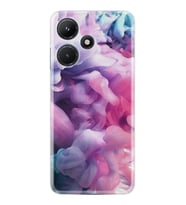 Infınix Hot 30i Kılıf Resimli Desenli Baskılı Silikon Pink Cloud 1305