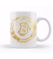 Bitcoin Colors Kupa Bardak Porselen