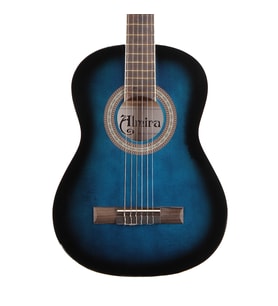 Almira Mg917-jr-bls 3/4 Klasik Gitar - Blue Sunburst (eğitim - Junior Boy)  Mavi Sunburst Parlak Bitiş, Çocuk Ergonomisine Uygun İnce Sap Profili, Yumuşak Naylon Teller  Uyum: 8-12 Yaş Arası Öğrenciler