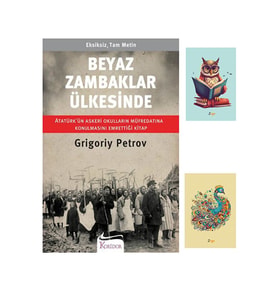 Beyaz Zambaklar Ülkesinde - Grigory Petrov 9789944983990 Koridor Yayıncılık - Not Defterli Seti (Renksiz)