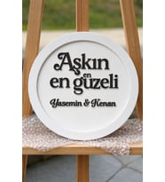 Kişiye Özel İsimli Işıklı Duvar Tablosu – Sevgililer Günü Hediyesi Aşk Temalı Ev Dekoru (SIYAHBEYAZ-BEYAZ)