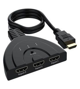 Powermaster PM-17229 3 Giriş 1 Çıkış HDMI Switcher Toplayıcı Kablo