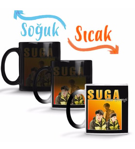 Bts Suga Min Yoongi 90s Sihirli Kupa Bardak Porselen
