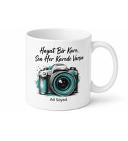 Selfie Bağımlısına Kamera Lensi Poz Ver Kupa Bardak Hediye Özçekim Sevenlere
