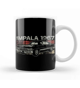 Supernatural Retro Impala Kupa Bardak Porselen