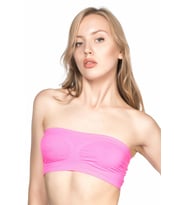 NEON FUŞYA MI Emay 4002 Soft Straplez Büstiyer
