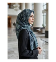 Müslüm, Floral Çiçek Desenli Bürümcük Şal – Zarif, Kaymaz, Terletmez ve Rahat Kullanım 75 x 200 cm