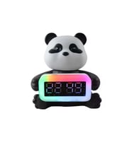 Panda Bluetooth Hoparlör Saat Göstergeli RGB Işıklı Speaker