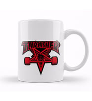 Thrasher Skate Skateboard Kupa Bardak Porselen