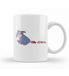 Winnie The Pooh Eeyore Kupa Bardak Porselen