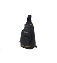 M 1006 Mega Bag Unisex Göğüs Çapraz Çanta, Body Bag (Siyah)