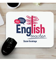 Kişiye Özel İngilizce Öğretmenlerine Hediye Mousepad