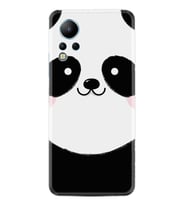 Infınix Note 12 Kılıf Silikon Desen Özel Seri Sevimli Panda 1794