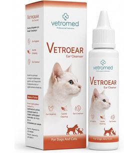 professional solutions Vetroear Ear Cleanser Kedi ve Köpekler İçin Kulak Temizleyici 100 ml