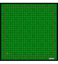 Geometrik Desen Black Seri Twill Eşarp Eşarp Askısı ile Birlikte 90x90 cm Zümrüt