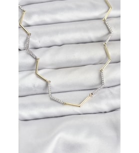 VIP Seri Zikzak Model Kadın Kolye - TJ-BKO10760