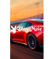 Play Mate 20x5,5 Jdm Yazı Araba-motosiklet Cam Etiket Sticker Beyaz Renk