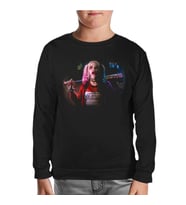 Suicide Squad - Daddy's Mons Siyah Çocuk Sweatshirt