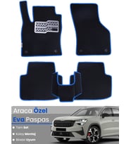 SKODA KODİAQ (2024-2025) Uyumlu EVA Paspas Tam Set–Oto Paspas,Araca Özel,Kolay Montaj