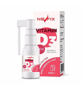 Nevfix Vitamin D3 400 Iu 20 ml Sprey (Sıvı)
