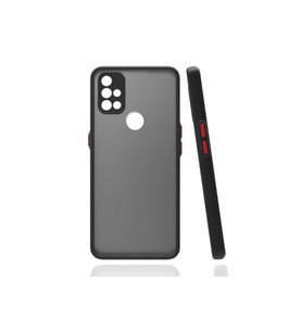 OnePlus Nord N10 5G Uyumlu Kılıf Zore Hux Kapak (Siyah)