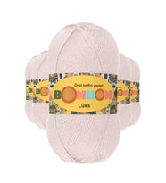 5 Adet Lüks Patik İpi Yünü Pudra 98405 - bonbon mudanis