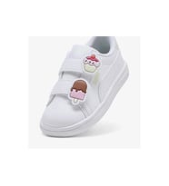 PUMA SMASH 3.0 BADGES BEBEK SPOR AYAKKABI BEYAZ LİLA