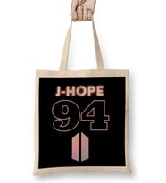 Bts Jhope 94 Logo Bez Çanta Uzun Saplı