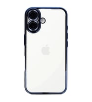 Apple iPhone 16 Kılıf Razer Lensli Silikon - Açık Mavi