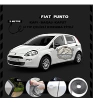 Fiat Punto Oto Araç Kapı Koruma Fitili 5metre Parlak Siyah Renk