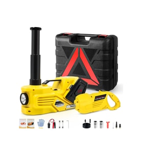 Auhma AHJ-01 5 Ton Elektrikli Hidrolik Kriko Seti - Hava Pompası 4'ü 1 Arada Araba Tamir Kiti