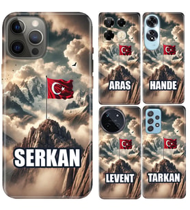 Oppo Reno A16 A31 A52 A72 A92 A91 4 5 6 7 13F 14F A54 A74 A5 A6 Pro Lite Kılıf YeniSeri Kişiye Özel İsim Yazılı Silikon Kapak Türk Askeri