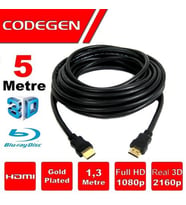 CODEGEN CPS50 5metre HDMI Görüntü Kablosu 3D Gold 1.4v 2K