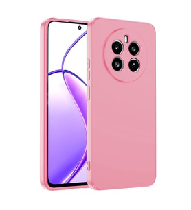 Realme 12 4G Uyumlu Kılıf Zore Mara Lansman Kapak (Pembe)