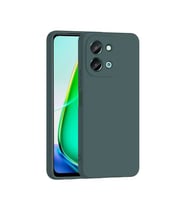 Coverzone Vivo Y28 4G ?le Uyumlu K?l?f Z-Mara Lansman Vieri Tam Koruma Arka Kapak Kamera Koruma �?k?nt?l? P�r�zs�z Y�zey Koyu Ye?il
