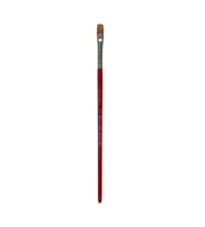 Fanart Academy Seri 536C Sentetik Kıl Yassı Fırça No:6 - Yeşil