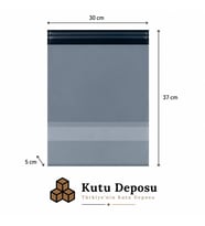 30x37x5 cm Cepli Kargo Poşeti (100 ADET)