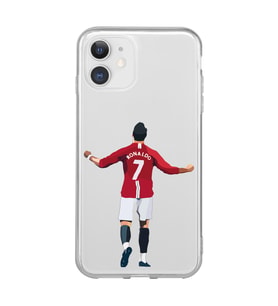Iphone 11 Uyumlu Cristiano Ronaldo Tasarımlı Şeffaf Telefon Kılıfı