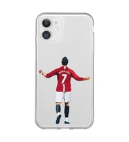 Iphone 11 Uyumlu Cristiano Ronaldo Tasarımlı Şeffaf Telefon Kılıfı