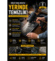 Şarjlı Hava Üfleyici Güçlü Motorlu Çok Amaçlı Temizlik Makinesi