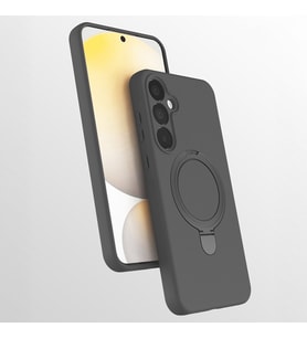 Samsung Galaxy A17 Uyumlu Kılıf M-safe Şarj Özellikli Standlı Zore Samara Kapak