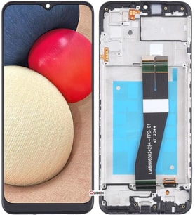 Samsung Galaxy A02S (SM-A025F) Lcd Ekran Dokunmatik Çıtalı