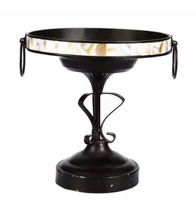 Vitale Lux Metal Dekoratif Kase 25x26 cm AK.GB0009