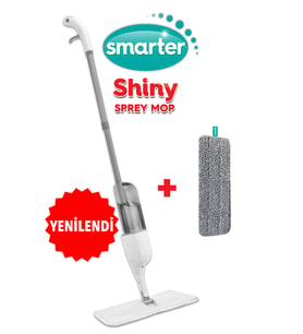 SMARTER SHINY SPREY MOP + YEDEK SET (BEYAZ)