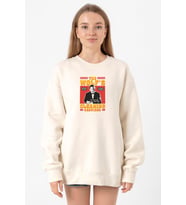 Pulp Fiction The Wolf's Cleaning Services Ekru Kadın 2ip Sweatshirt