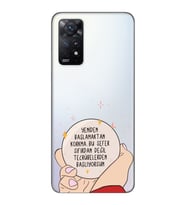 Redmi Note 12 Pro 4G Uyumlu Yeniden Başlamaktan Korkma Tasarımlı Şeffaf Telefon Kılıfı