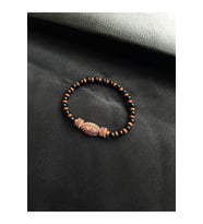 Erkek - Celtic Motif Detaylı Zarif Massive Ahşap Bileklik  Handcrafted