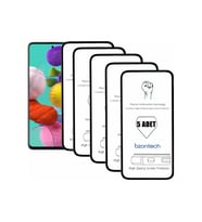 Samsung Galaxy A51 İle Uyumlu Ekran Koruyucu Tam Kaplayan 5li Set
