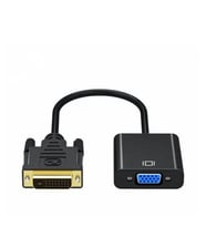 Dvi VGA Dvi To Vga Aktif Dönüştürücü Kablo (Dvı-D Erkek - Vga)