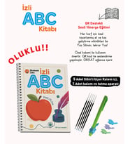 İzli Abc Kitabı ( 1 adet sihirli uçan kalem-aparatı ve 5 adet kalem içi)